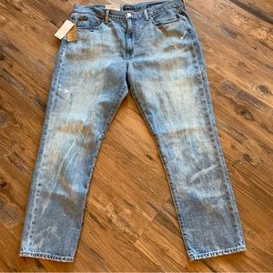 $198 Polo RALPH LAUREN Womens 31 JEANS Paint Splatter AVERY BOYFRIEND Denim Pant